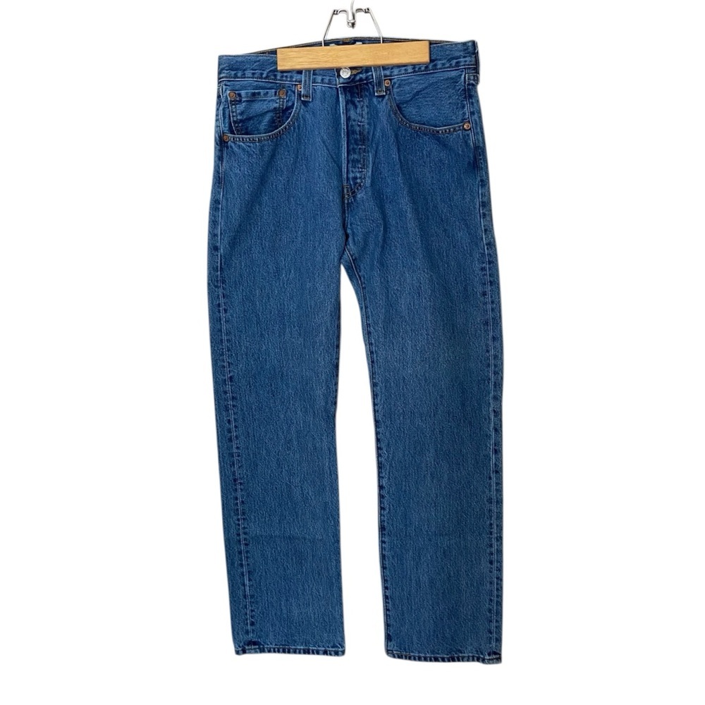 Levi’s Men’s 501 Medium Wash Denim Original Fit Bootcut Jeans Size W31 L30